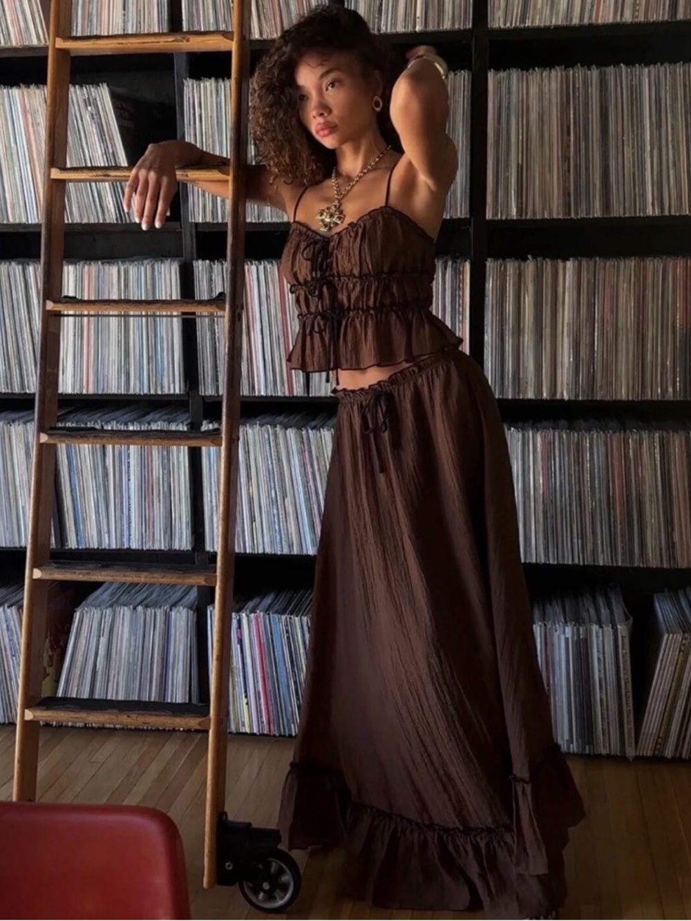 12th Tribe Dahlia Set - Brown